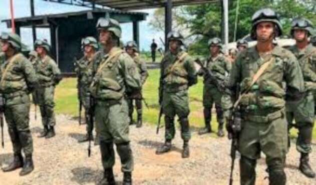 Guardia Venezolana en la zona de Frontera