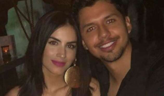 Jessica Cediel y su novio