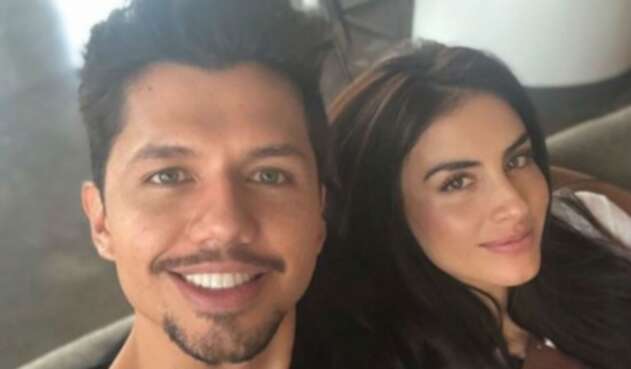 Jessica Cediel y su novio