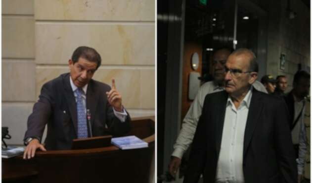 José Félix Lafaurie y Humberto de la Calle, presidente de Fedegán y ex jefe negociador del gobierno ante las Farc, respectivamente