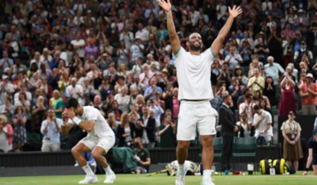 Robert Farah y Juan Sebastián Cabal en el All England Club de Londres