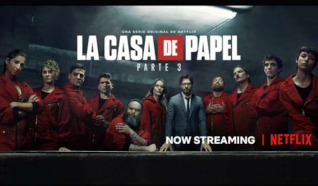 Foto promocional de la Casa de Papel 3