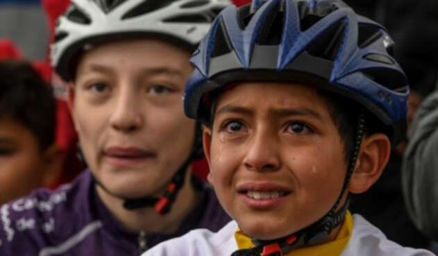 Julián Gómez, el fan No. 1 de Egan Bernal. Julian Gómez