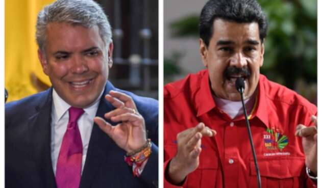 Presidentes Iván Duque y Nicolás Maduro Presidentes Iván Duque y Nicolás Maduro