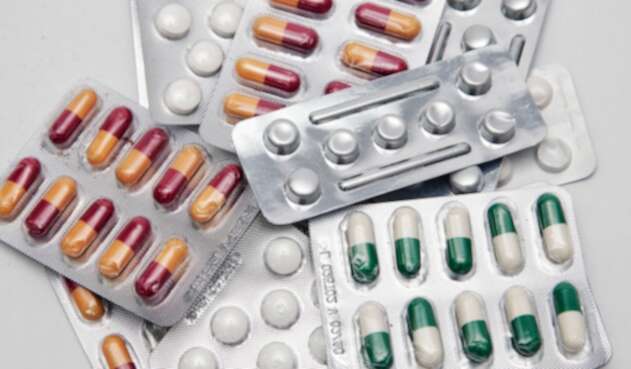 Foto de referencia de medicamentos vendidos en Colombia