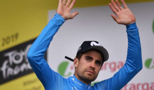 Mikel Landa, ciclista español al servicio de Movistar Team Mikel Landa, ciclista español al servicio de Movistar Team