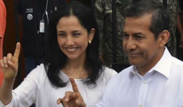 Nadine Heredia junto a su esposo Ollanta Humala. Nadine Heredia junto a su esposo Ollanta Humala.