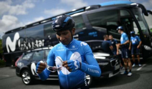 Nairo Quintana, ciclista colombiano al servicio de Movistar Team Nairo Quintana, ciclista colombiano al servicio de Movistar Team