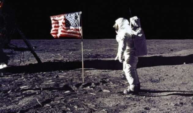 Buzz Aldrin en la Luna, 20 de julio de 1969. Buzz Aldrin en la Luna, 20 de julio de 1969.