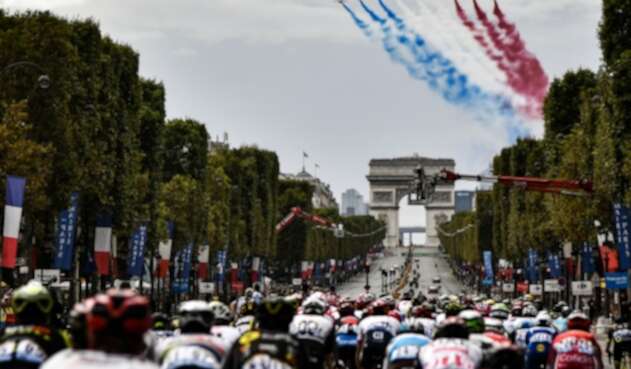 París, en la clausura del Tour de Francia París, en la clausura del Tour de Francia