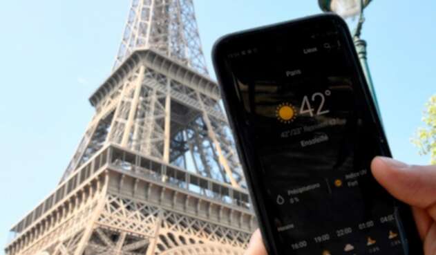 La temperatura en París