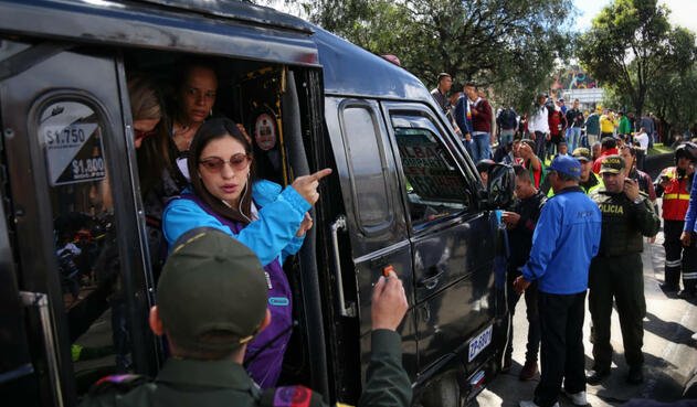 Paro de taxistas en Bogotá Paro de taxistas en Bogotá