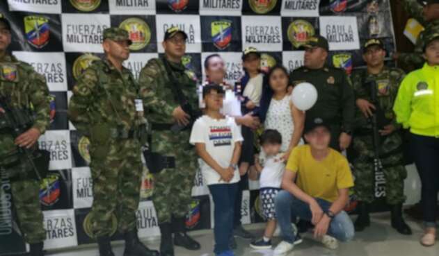 Rescate de niño en Putumayo Rescate de niño en Putumayo