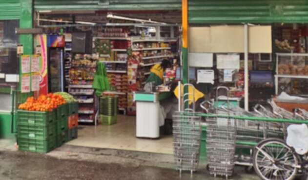 Foto de referencia de una tienda en Bogotá