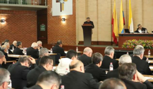 Instalación de la asamblea de oblispos, en la Conferencia Episcopal.
