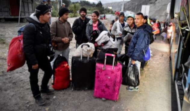 Migrantes venezolanos Migrantes venezolanos