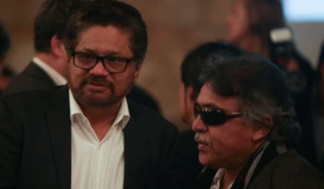 Iván Márquez y Jesús Santrich Iván Márquez y Jesús Santrich