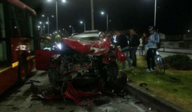 Accidente en Bogotá cerca a Centro Mayor Accidente en Bogotá en Centro Mayor