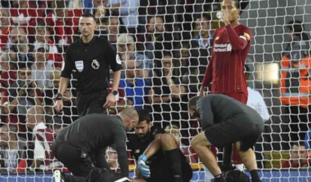 Alisson, portero brasilero. Alisson, portero brasilero.