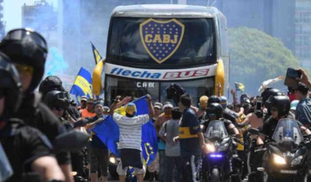 Bus de Boca Juniors. Bus de Boca Juniors.