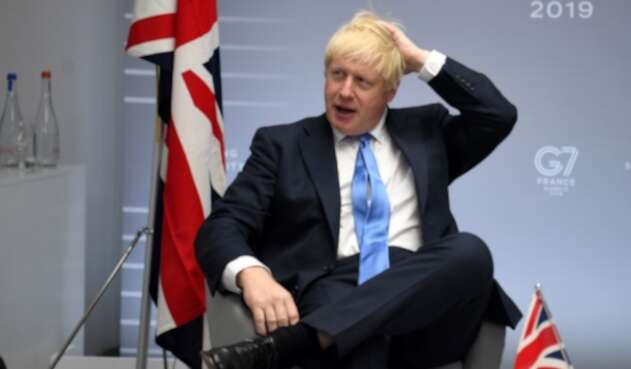 Boris Johnson en la cumbre del G7 Boris Johnson en la cumbre del G7