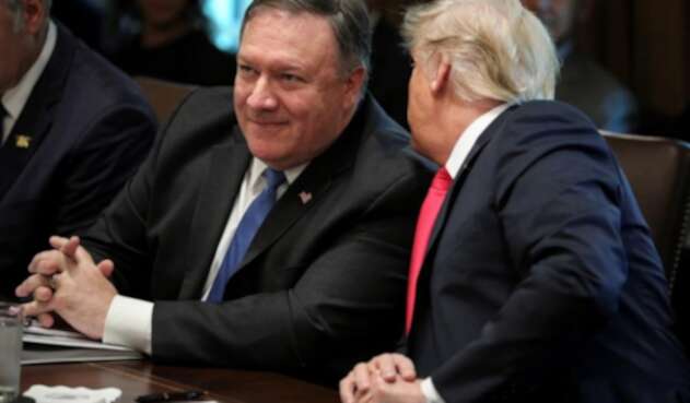 Donald Trump y Mike Pompeo Donald Trump y Mike Pompeo