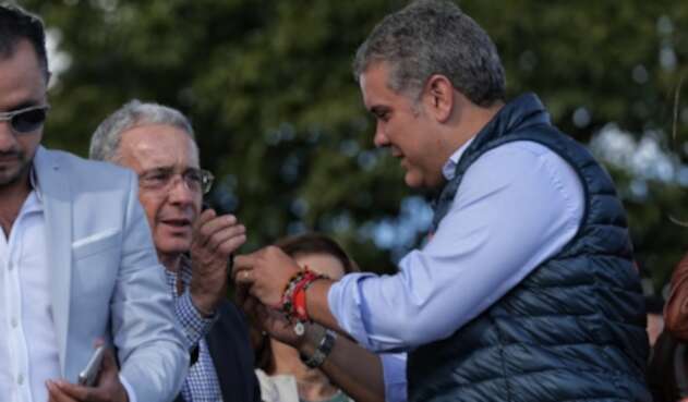 Álvaro Uribe e Iván Duque Álvaro Uribe e Iván Duque