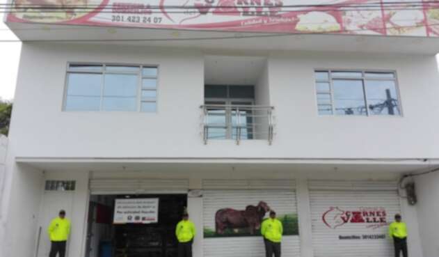 La carne ilegal era comercializada.