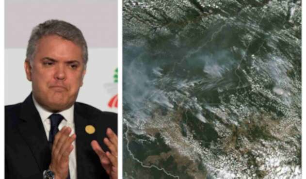 El presidente Iván Duque ha lamentado la crisis ambiental. El presidente Iván Duque ha lamentado la crisis ambiental.