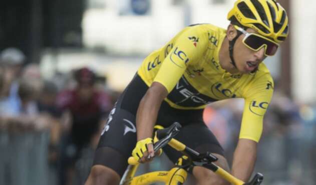 Egan Bernal, campeón de Francia. Egan Bernal, campeón de Francia.