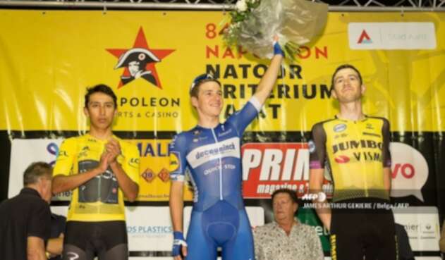 Egan Bernal y Remco Evenepoel