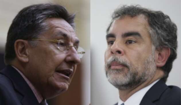 Néstor Humberto Martínez y Armando Benedetti. Néstor Humberto Martínez y Armando Benedetti.