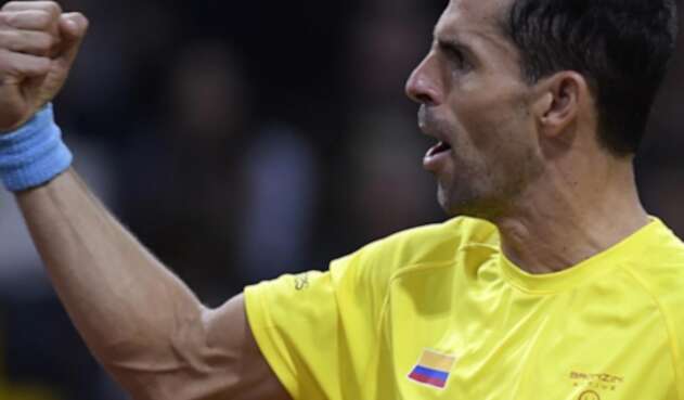 Santiago Giraldo, tenista colombiano. Santiago Giraldo, tenista colombiano.