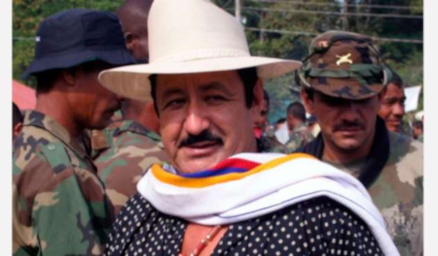 El jefe paramilitar Hernán Giraldo. El jefe paramilitar Hernán Giraldo.