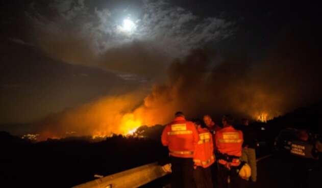Incendio en Islas Canarias Incendio en Islas Canarias