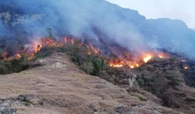 El incendio fue reportado desde el pasado lunes.