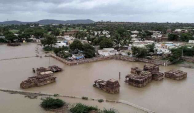 Inundaciones en India. Inundaciones en India.