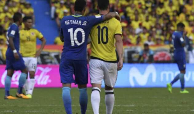 James y Neymar James y Neymar