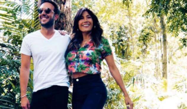 Kathy Sáenz y Sebastián Martínez