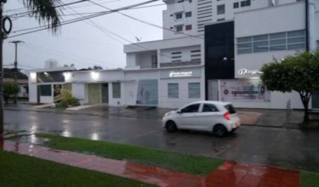 Las lluvias iniciaron a las dos de la madrugada.