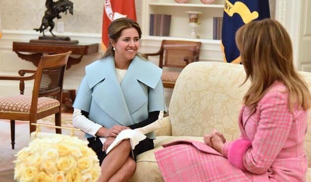 María Juliana Ruiz y Melania Trump