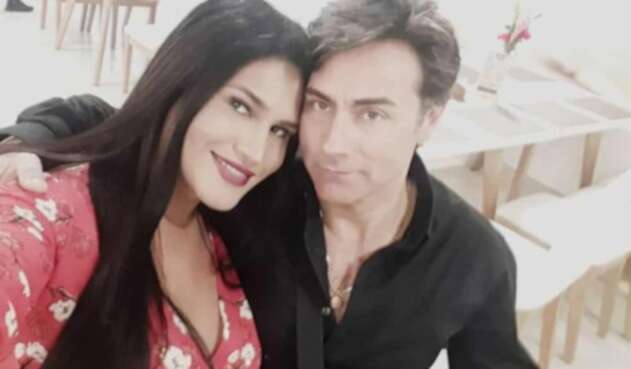 María Gabriela Isler y el actor Mauro Urquijo