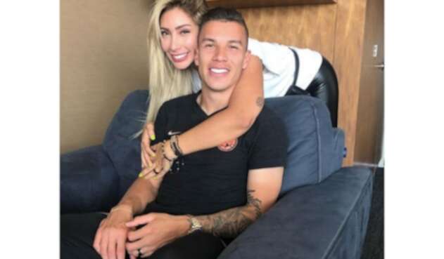 Mateus Uribe y Cindy Alvarez