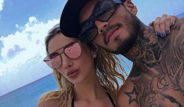 Melina Ramírez y Mateo Carvajal comparten fotos de su bebé