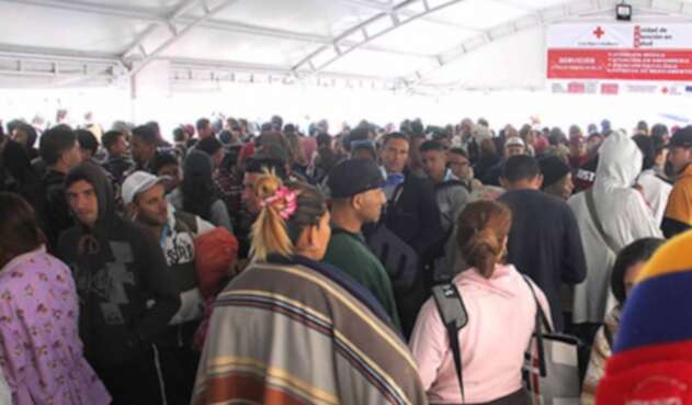 Migrantes venezolanos. Migrantes venezolanos.