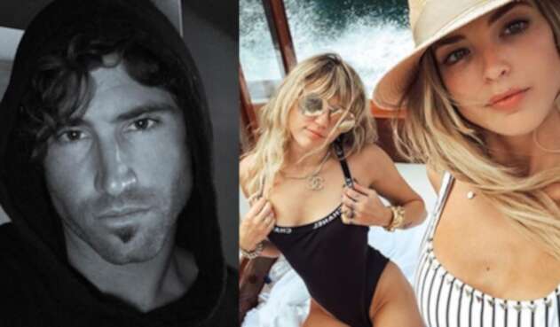 El hijo de Caitlyn Jenner bromeó respecto a las fotos que salieron a la luz de Cyrus dándose un beso con su exesposa.