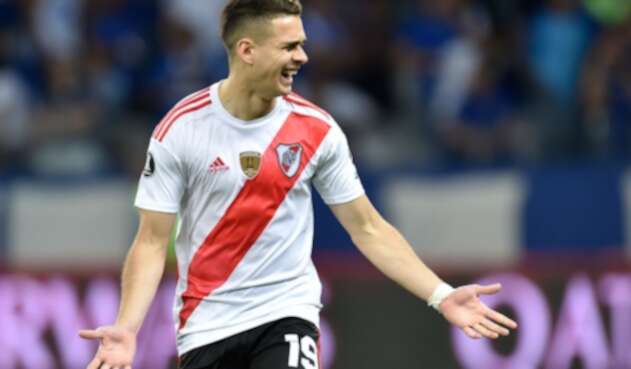 Rafael Santos Borré, delantero del River Plate Rafael Santos Borré, delantero del River Plate