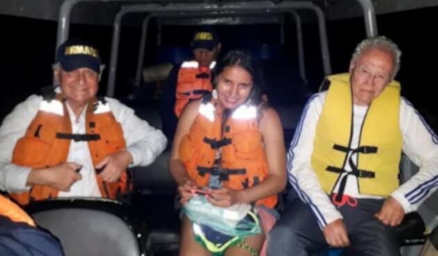 El científico colombiano estuvo varios minutos varado en el río amazonas.
