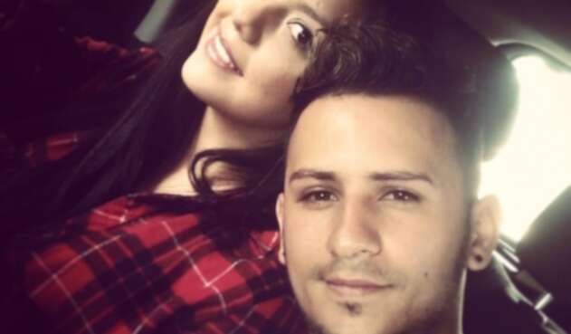Richard Muñoz y su esposa
