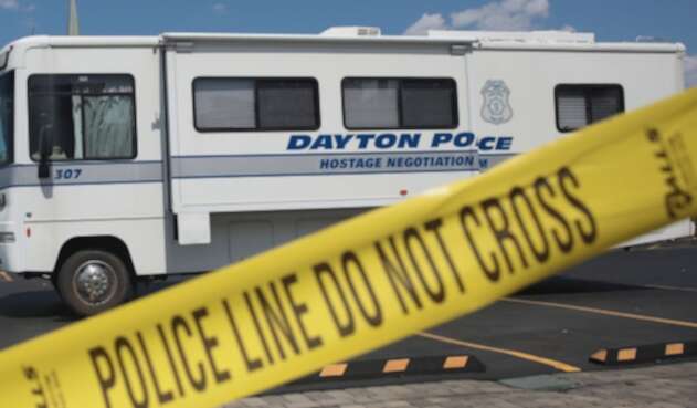 AFP Zona del tiroteo en Dayton, Ohio